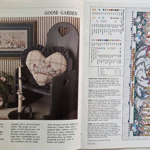 For The Love Of Cross Stitch Magazine Premier Issue 22 Projects Including Cloth - Picture 8 of 15